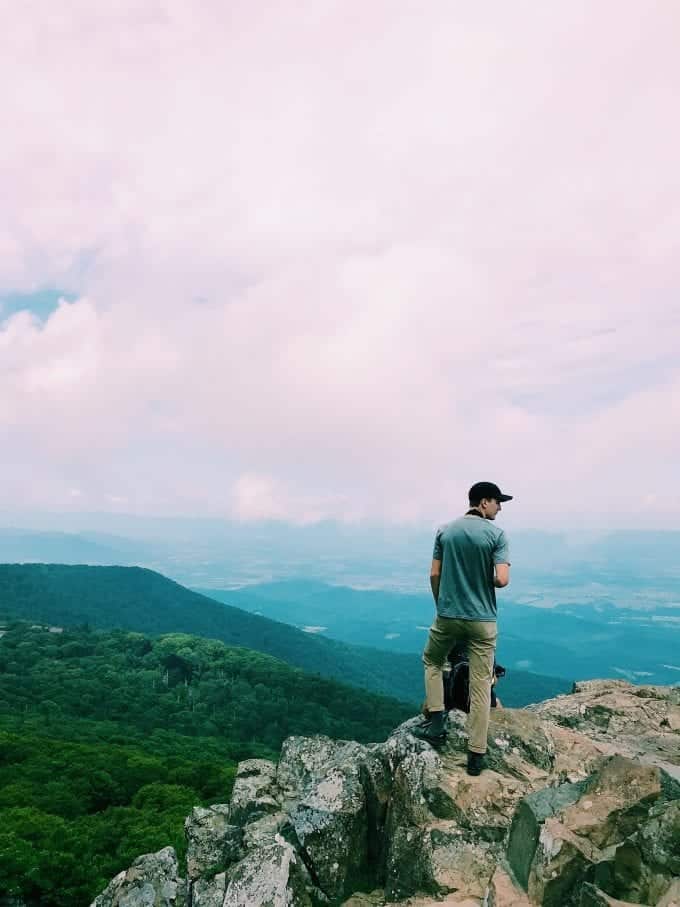 Full time RVing: Soaking in the views of the North Carolina mountains.