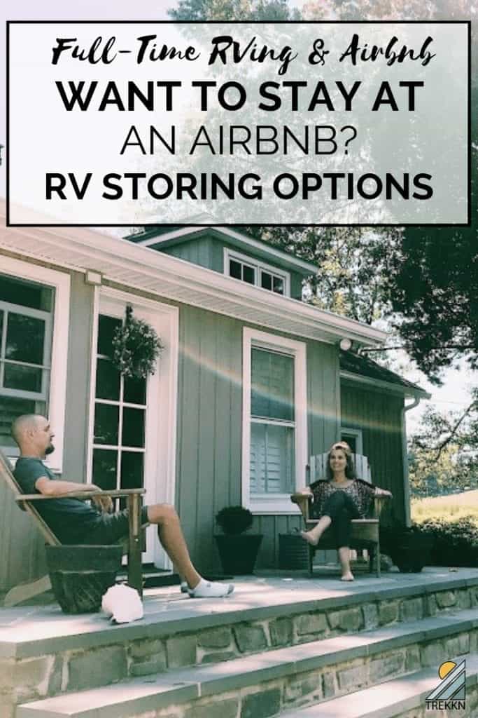 Where to store your RV if you want to stay at an Airbnb