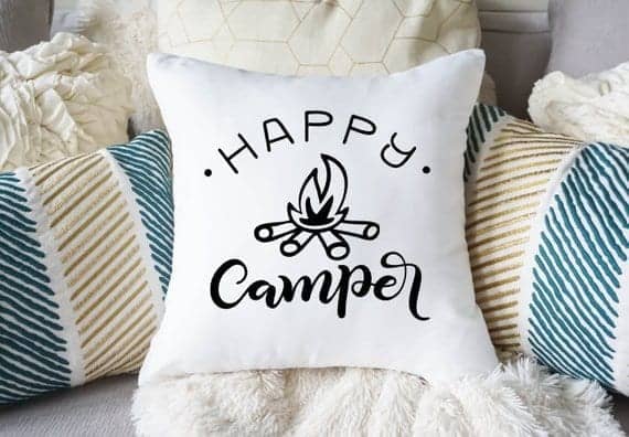 Happy Camper Pillow