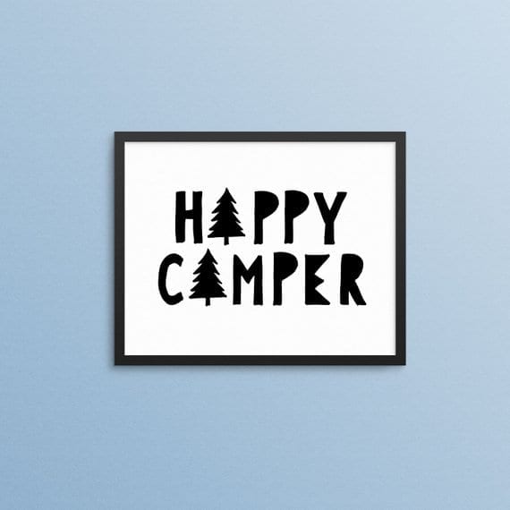 Happy Camper Art