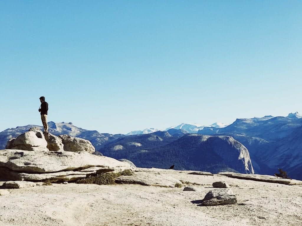 View from Sentinel Dome in Yosemite