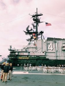 The USS Midway in San Diego California