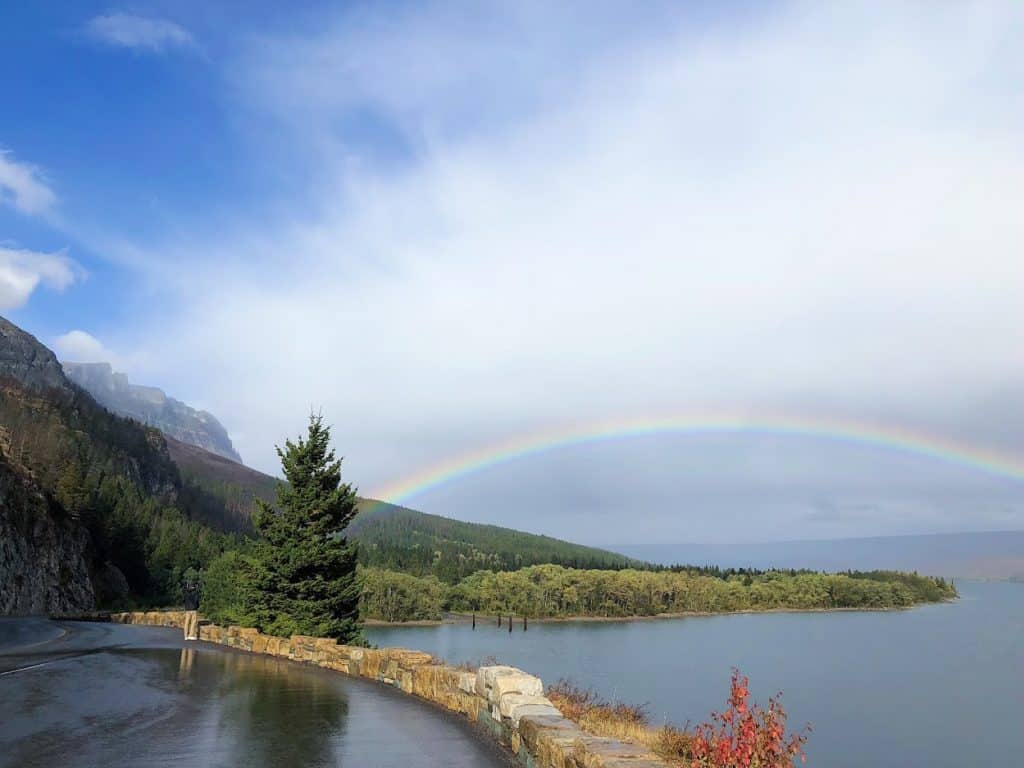 Glacier National Park rainbow