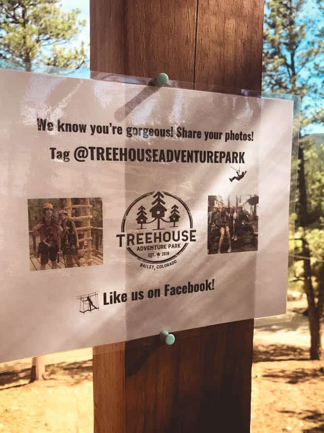 Treehouse adventure park in bailey colorado