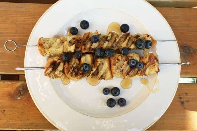 Grilled French Toast Kabobs - Camping Breakfast Idea