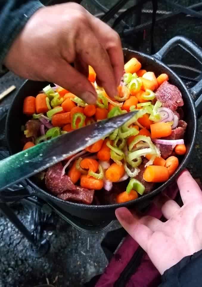 Camping meals for a crowd