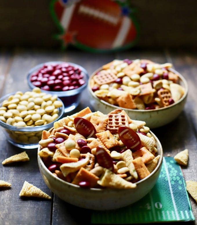 easy game day snack mix