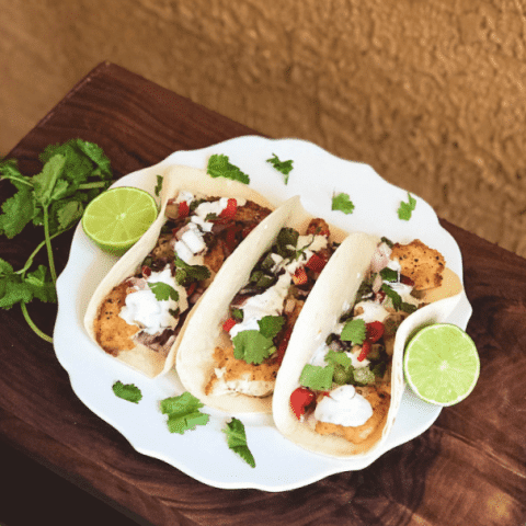 Easy Spicy Fish Tacos