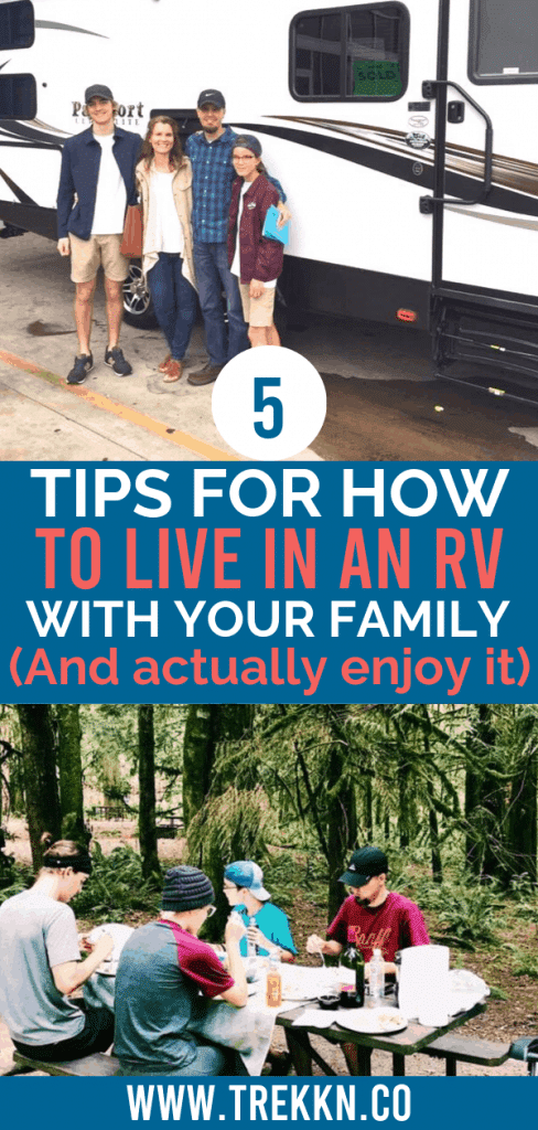 How to live in an RV with family