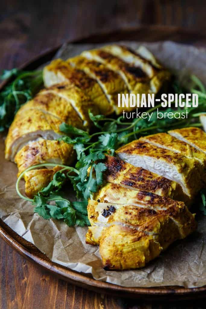 Indian-Spiced Turkey Breast Small Thanksgiving meal