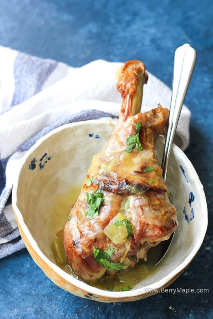 Instant Pot turkey legs with gravy