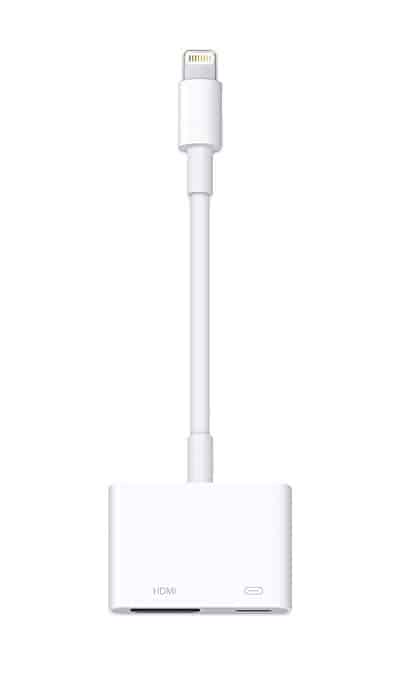 Apple Lightning to Digital AV Adapter, White