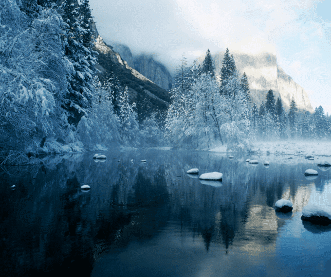 Yosemite National Park in winter
