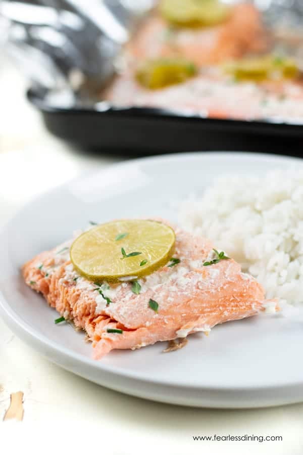 Foil Packet Grilled Coho Salmon