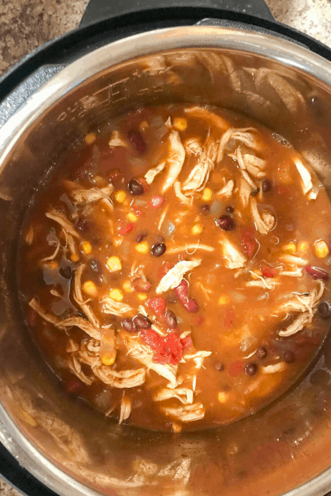 Easy Instant Pot Taco Soup for RV Camping
