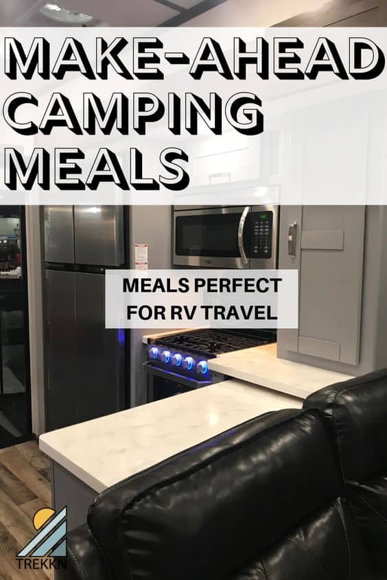 Make Ahead Camping meals