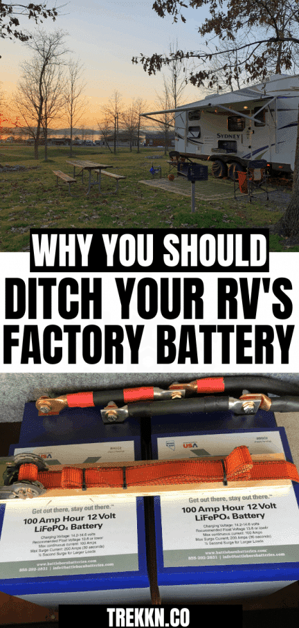 Why you should replace your RVs factory battery