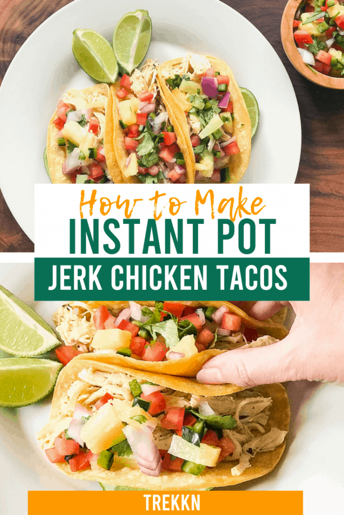 Instant Pot Jerk Chicken Tacos
