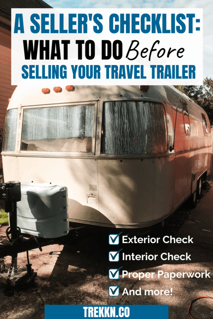 buying a travel trailer checklist