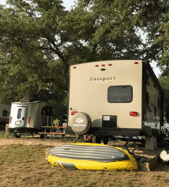 Setting Up Camp At RV Park