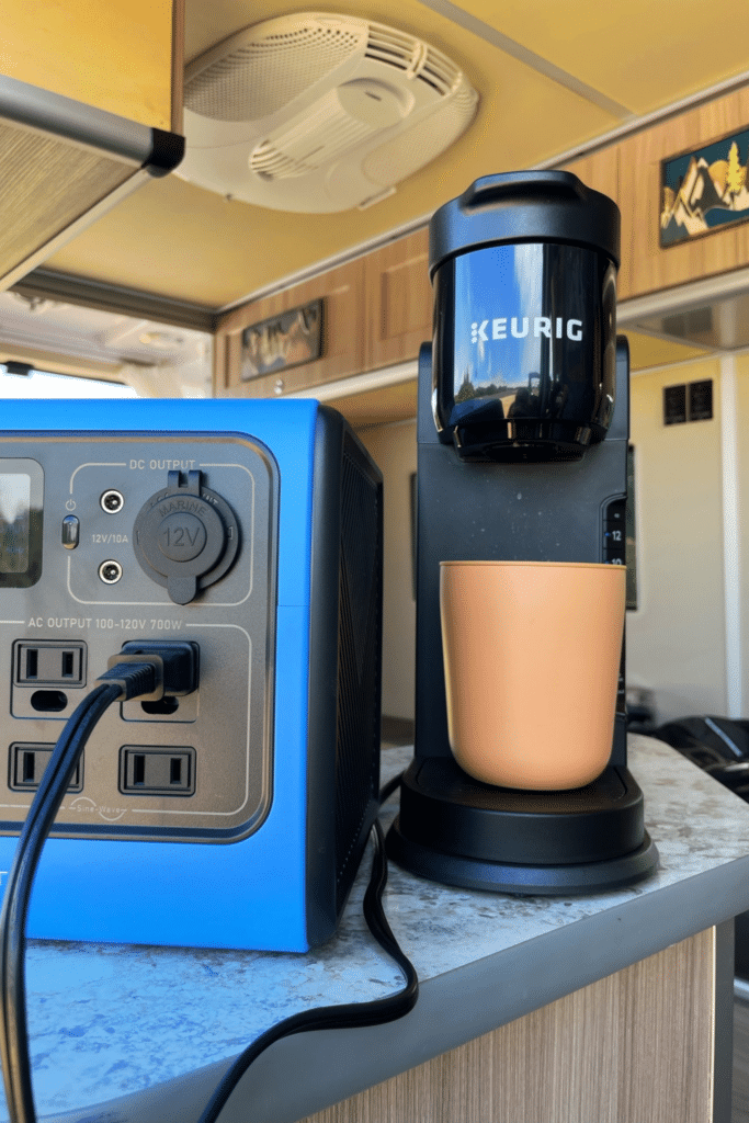 can a power station power a Keurig