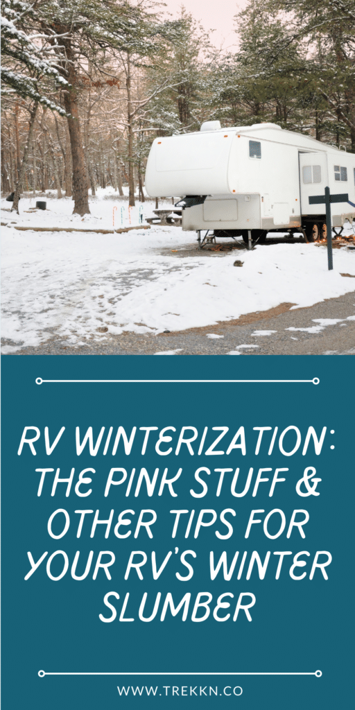 tips and tricks for rv winterization