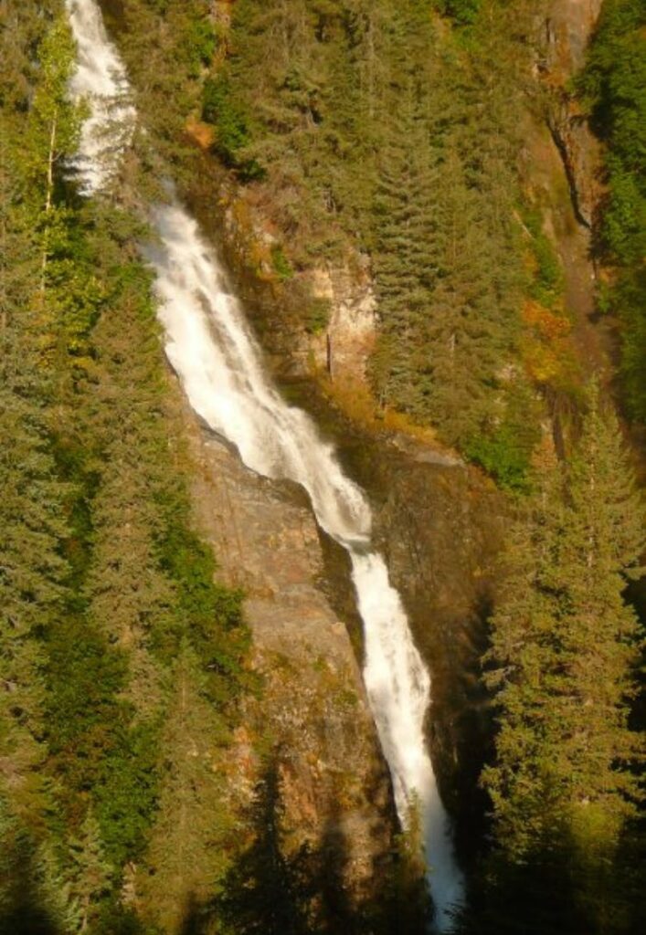 seward alaska water falls