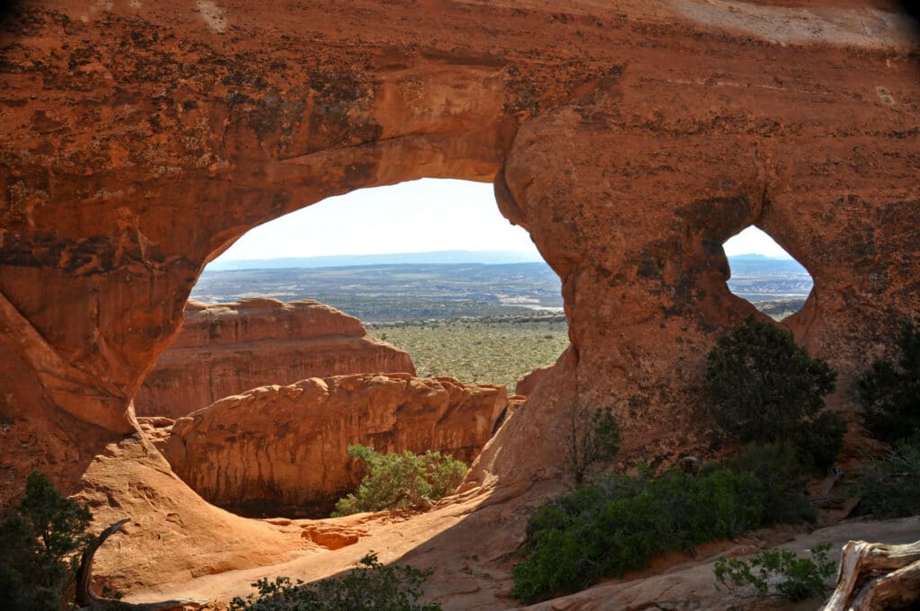incredible views in arches national park