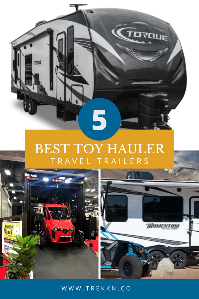 best toy hauler travel trailers to consider