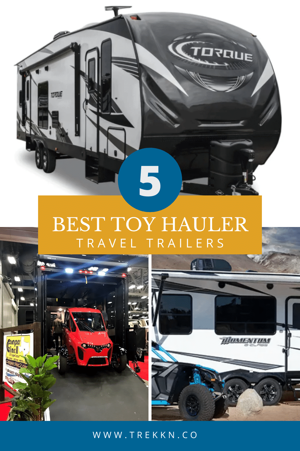 best travel trailer toy haulers 2022