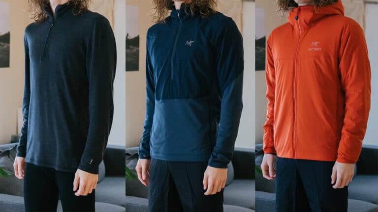 Layering System for Hiking, Skiing and Climbing