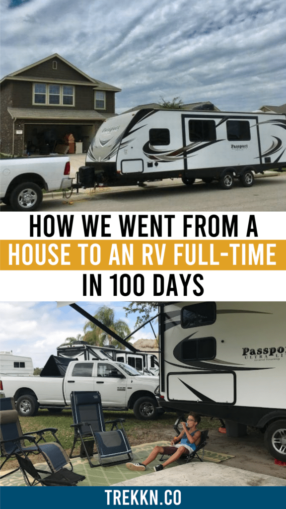 full time RV living: how we did it