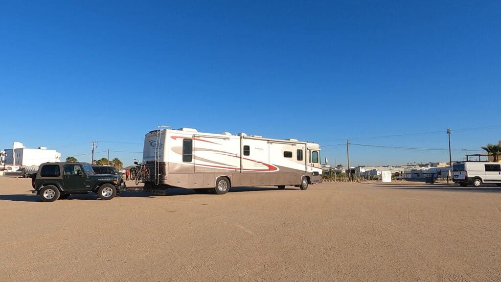 taking our Class A RV to Mexico
