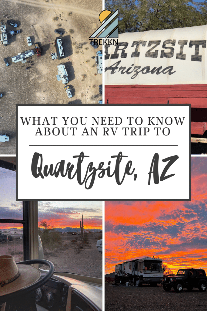 RV trip to Quartzsite Arizona
