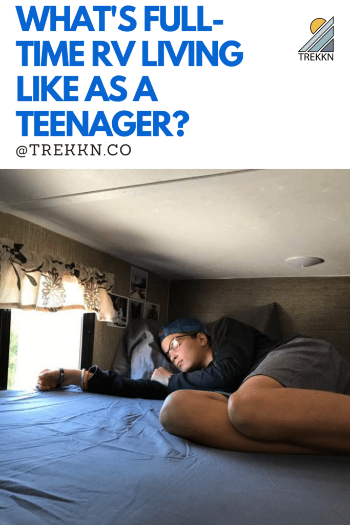 what full time rv life is like as a teenager