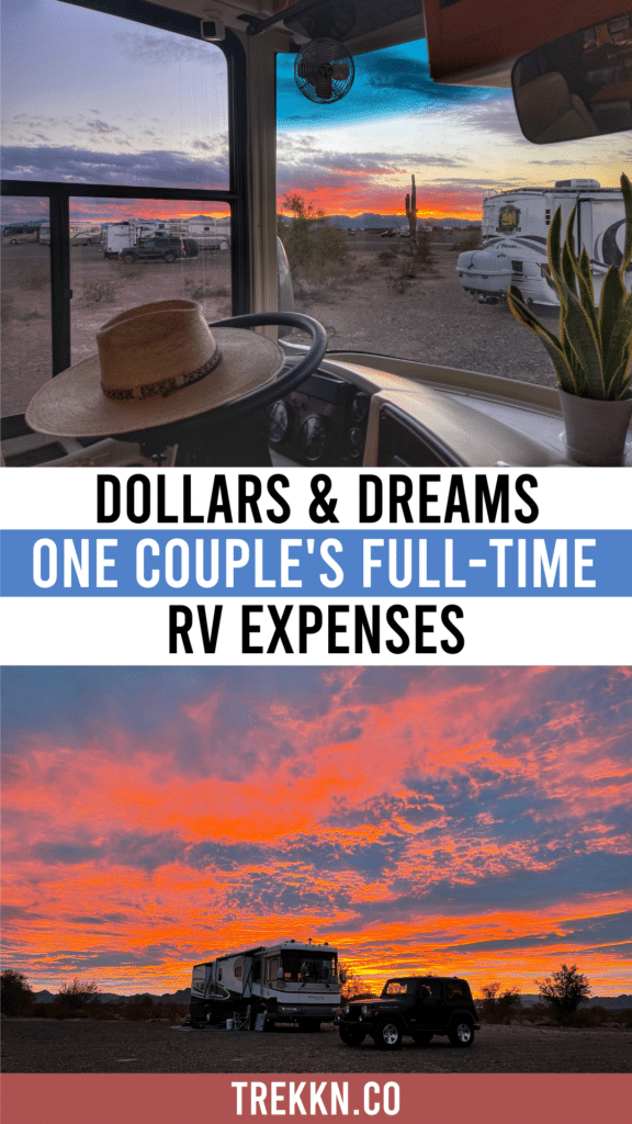 how much it costs to full time RV