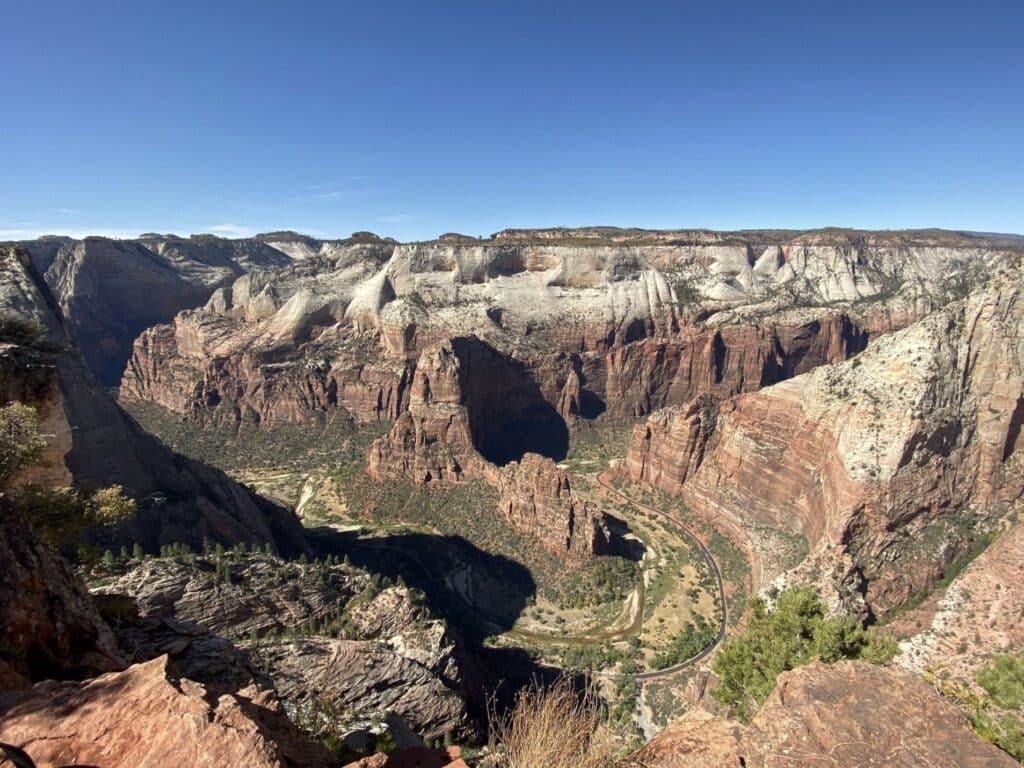 views from Zion National park