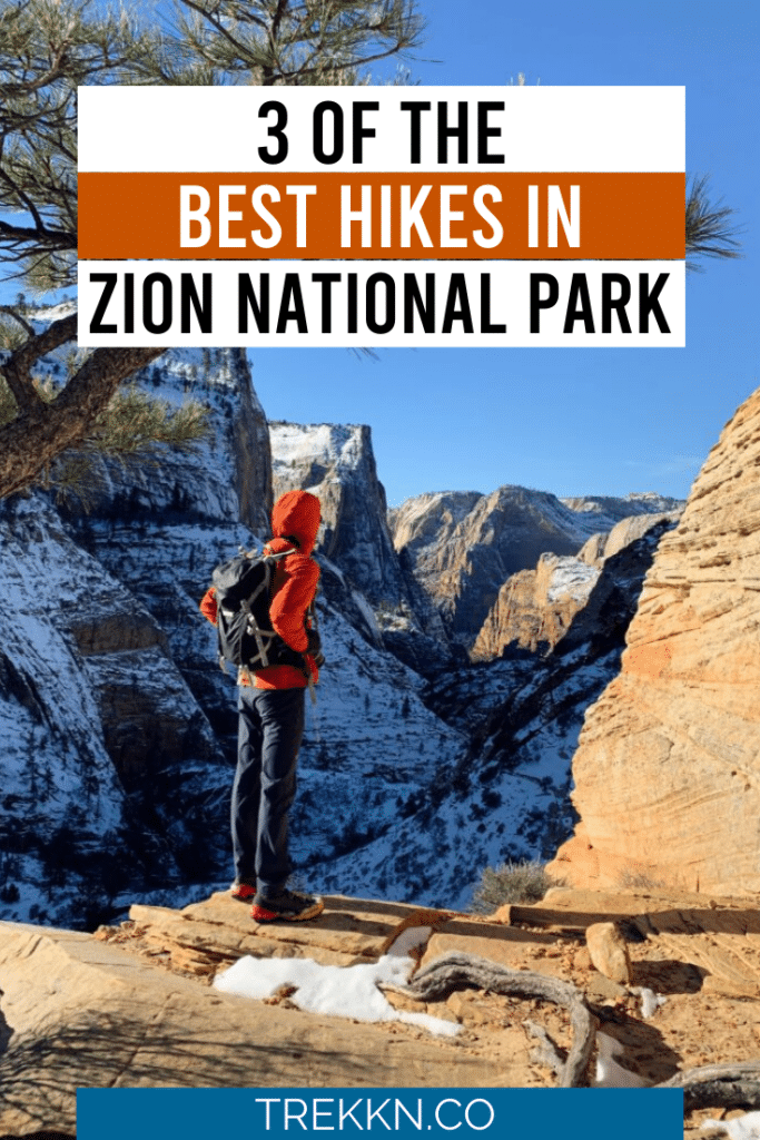 hikes with fewer crowds in Zion National Park