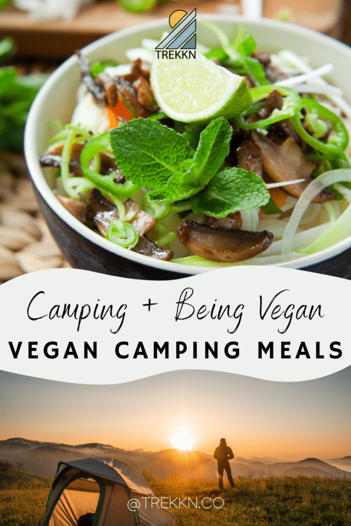 vegan camping meals from TREKKN