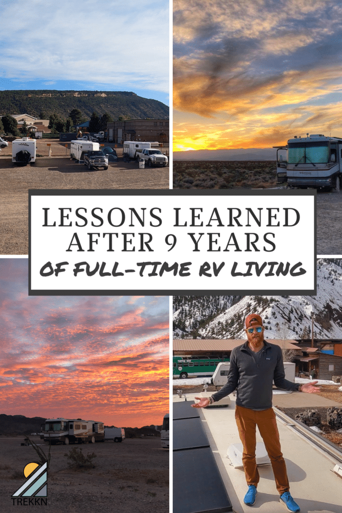 rv living lessons learned