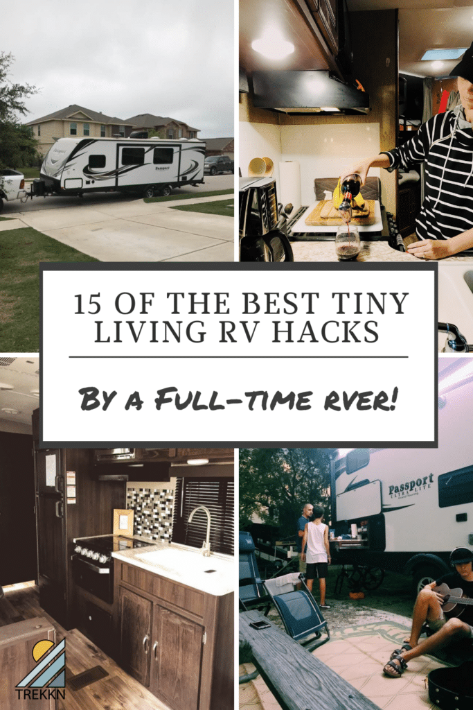 tiny living hacks for rv life