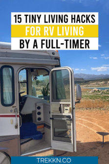 View of 15 of the Best Tiny Living Hacks for RV Life