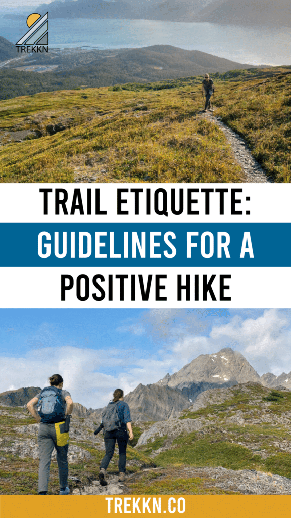 trail etiquette guidelines for a positive hike